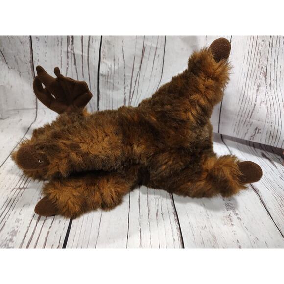 Moose laying down stuffed animal plush realistic - Picture 5 of 8